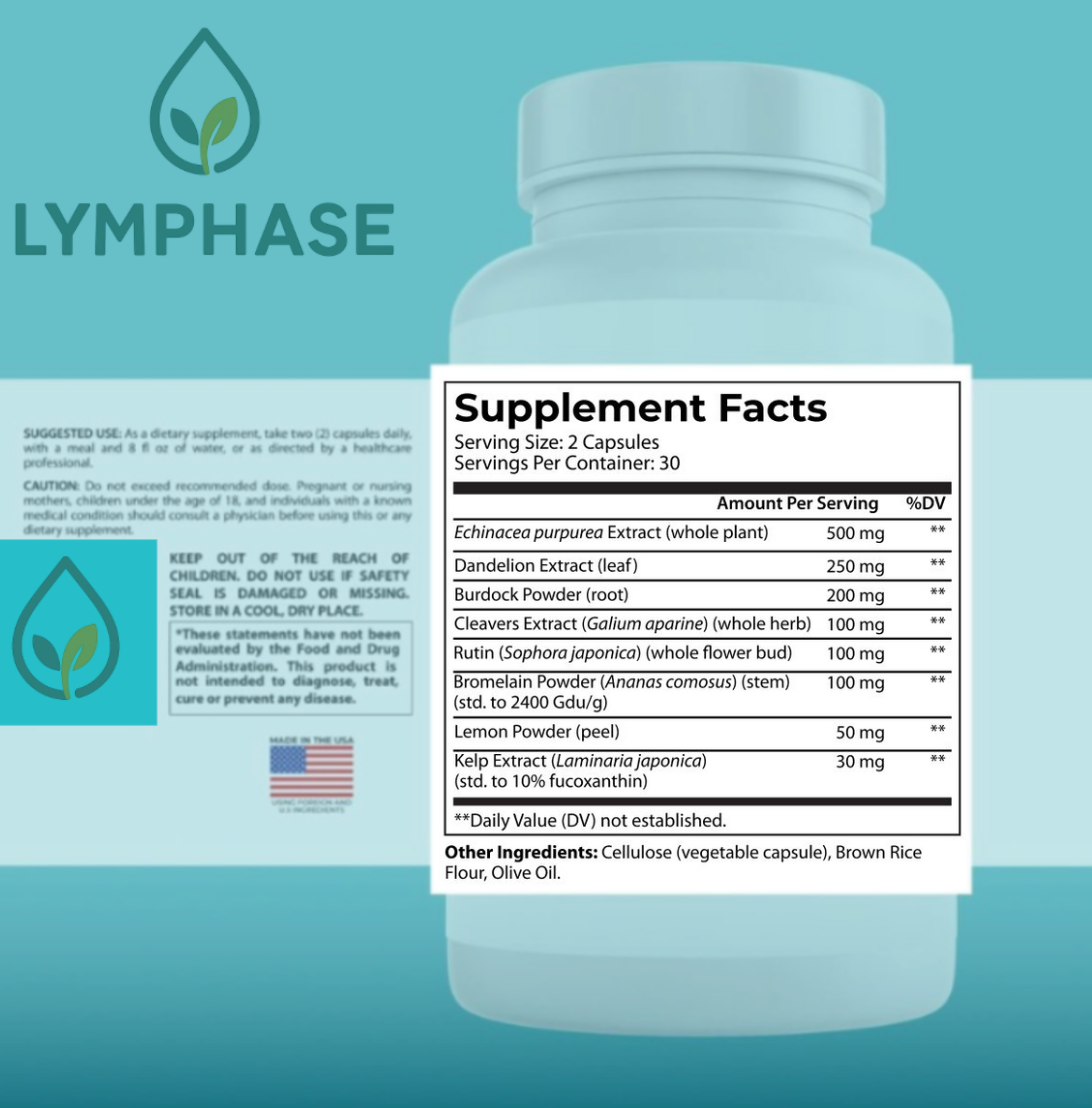 Lymphase - Lymphatic Drainage Capsules