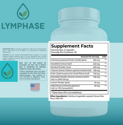 Lymphase - Lymphatic Drainage Capsules